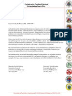 Comunicado de Prensa 05 2010-2011