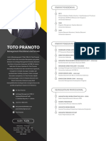 Toto Pranoto Credentials - Jul 2020