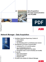 Data Acquisition PCU400 Network Manager Rel1