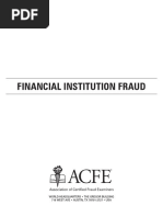 Financial Institution Fraud 2013 - Chapter Excerpt