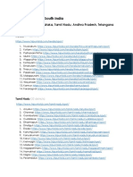 South India Travel Database - PDF Version 1