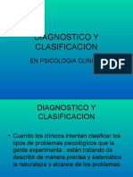 DIAGNOSTICO Y CLASIFICACION.