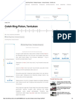 Celah Ring Piston, Tentukan Kompresi