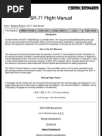 SR-71 Declassified Flight Manual