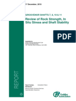 2015 - Report - Grosvenor Mine Shafts 7 8 10 and 11 Review of Rock Strength