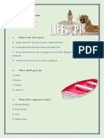 Life of Pi Quiz Worksheet