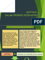 MOTIVASI UNTUK PERILAKU HIDUP SEHAT