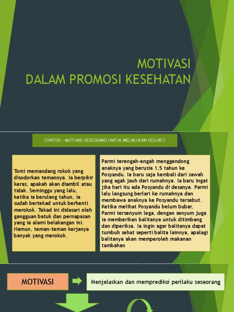 Motivasi dalam promkes pdf