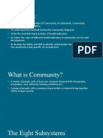 Community - Diagnosis