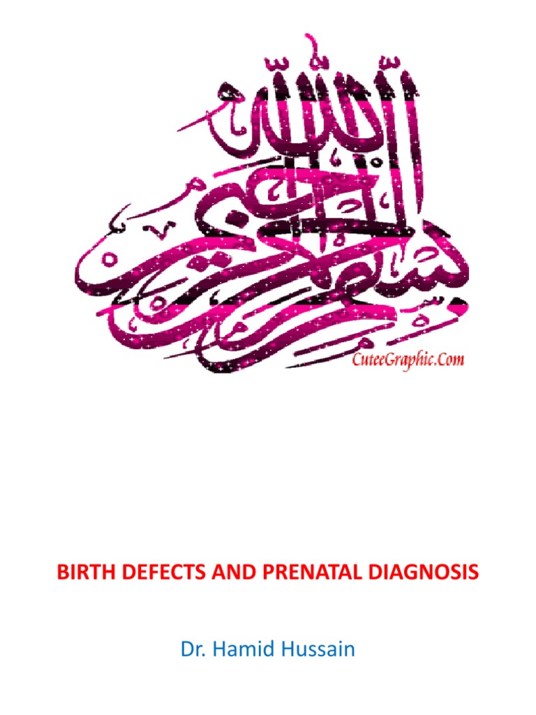 Birth Defects and Prenatal Diagnosis PDF Fetus Prenatal Development