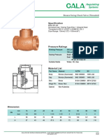 4gala - 5451 - Bronze Swing Check Valve