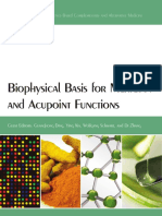 Biophysical Basis For Meridian and Acupoint Functions: Evidence - Based Complementary and Alternative Medicine