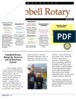 Rotary Newsletter for Mar 8 2011