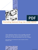 Promoting Rational Drug Use Under NRHM Promoting Rational Drug Use Under NRHM