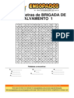 Sopa de Letras de Brigada de Salvamento 1