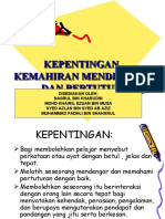 Kepentingan Kemahiran Mendengar Dan Bertutur