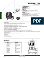 Submersible Pumps Technical Data Sheet