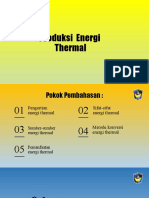 Produksi Energi Termal
