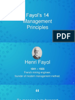 Fayol's 14 Management Principles