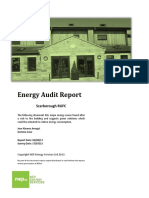 Energy Audit Report: Scarborough RUFC