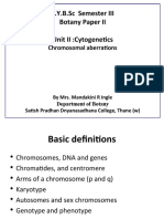 S.Y.B.Sc Semester III Botany Paper II Unit II:Cytogenetics