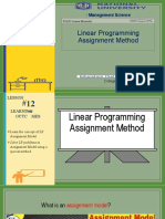LP Assignment Method
