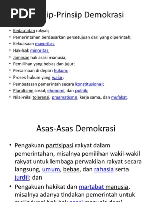 Prinsip2 Demokrasi Pdf