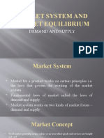 Market System and Market Equilibrium