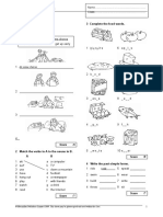 Pre-Test B: Vocabulary