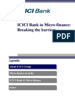 ICICI Bank in Micro-Finance: Breaking The Barriers