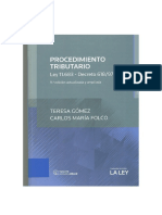 PROCEDIMIENTO TRIBUTARIO, Ley 11683, Decreto 618-97 - 9 Ed. - TERESA G ìMEZ, CARLOSFOLCO - 2018