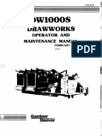 DW 1000S Drawworks Operator and Maintenance