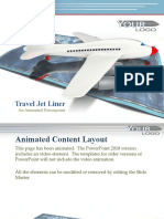 Travel Jet Liner: An Animated Powerpoint