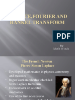 Laplace, Fourier and Hankel Transform