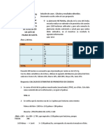 Procedimiento Matematico para Realizar Un Estimativo de Pronostico de Cosecha en Un Lote de Palma de Aceite