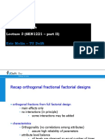 Efficient Designs Lecture 3 (SEN1221 - Part II) : Eric Molin - TU Delft