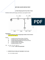 Metode Slope Deflection: Contoh Soal Portal Bidang Tidak Bergoyang (Non-Sway Plane Frame)