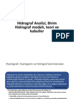 Hidrograf Analizi, Birim Hidrograf Modeli, Teori Ve Kabuller