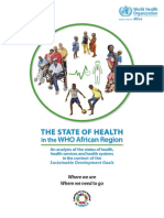 State of Health in The African Region
