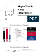 Map of South Korea Infographics by Slidesgo