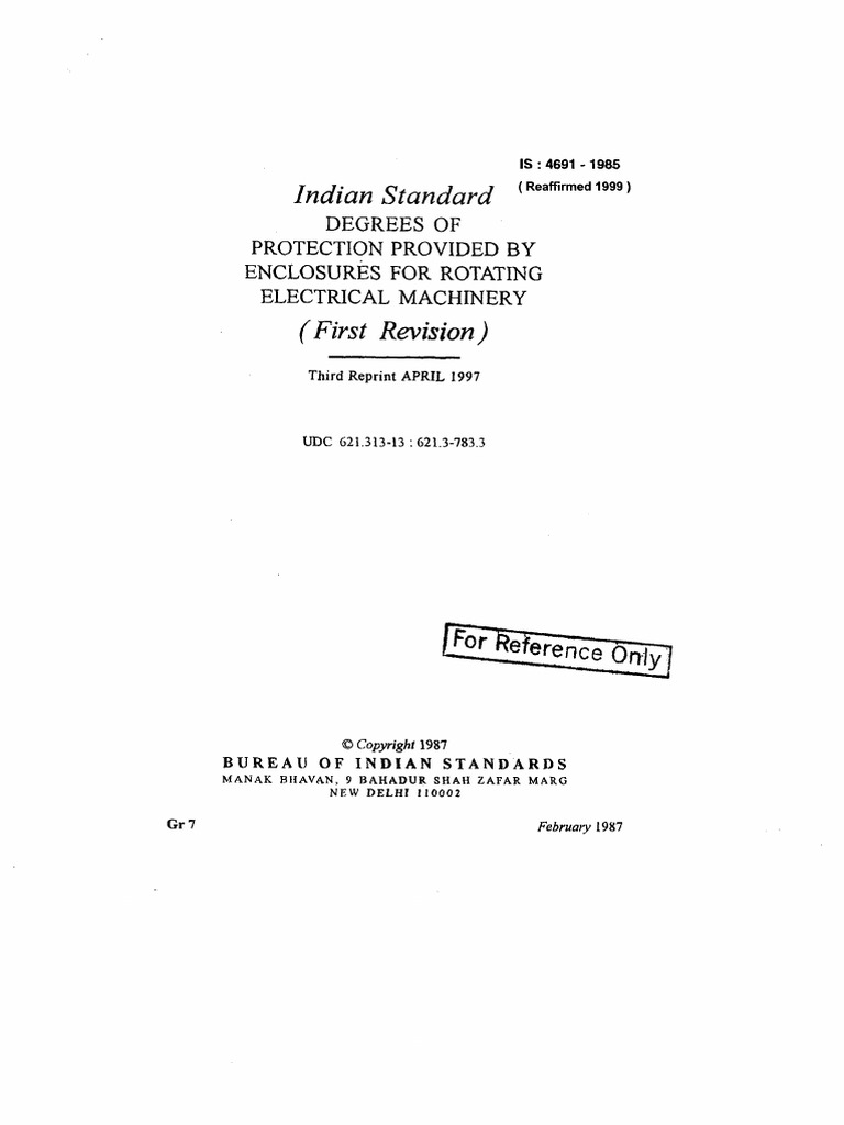 Is 4691-Enclosure IP | PDF