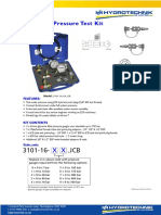 JCB Style Pressure Testing Kit Data Sheet