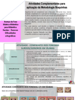 Atividades Complementares para Aplicação Da Metodologia Boquinhas