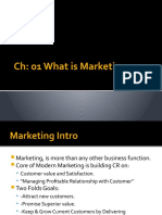 CH: 01 What Is Marketing