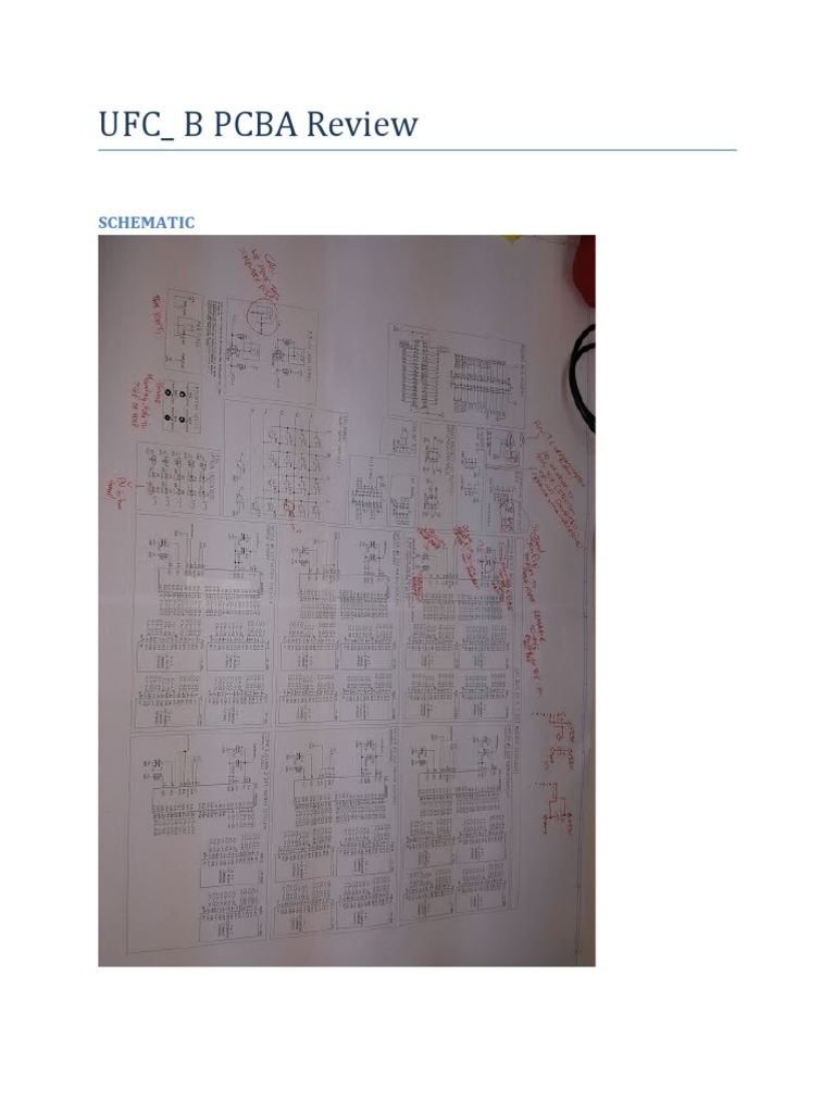 UFC - B PCBA Review: Schematic | PDF | Printed Circuit Board | Design