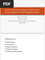 An Overview On Certifying Authority (CA) Package (BB (G) IT-13) of Bangladesh Bank