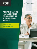 Korn Ferry Performace Management Programs in A Changing World