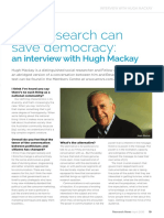 Democracy INTERVIEW WITH HUGH MACKAY