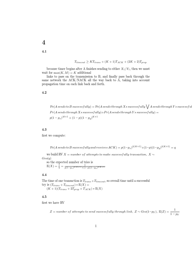 Timeout Trans ACK Prop: X 2 (M +1) y 2 (K+1) | Download Free PDF ...