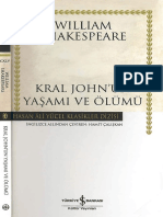 William Shakespeare, Kral Johnun Yaşamı Ve Ölümü